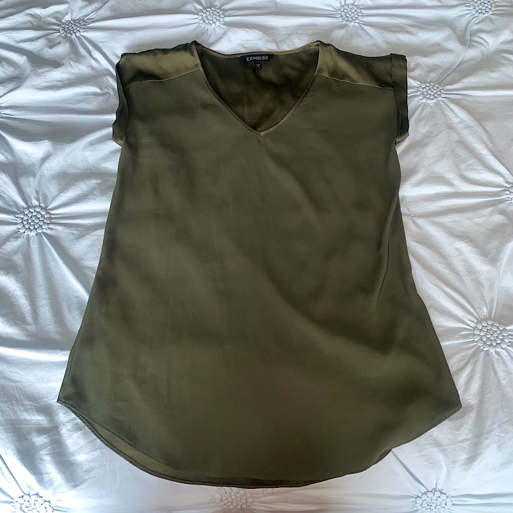 Express silk shirt